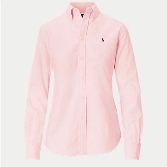 ralph lauren knit cotton oxford shirt